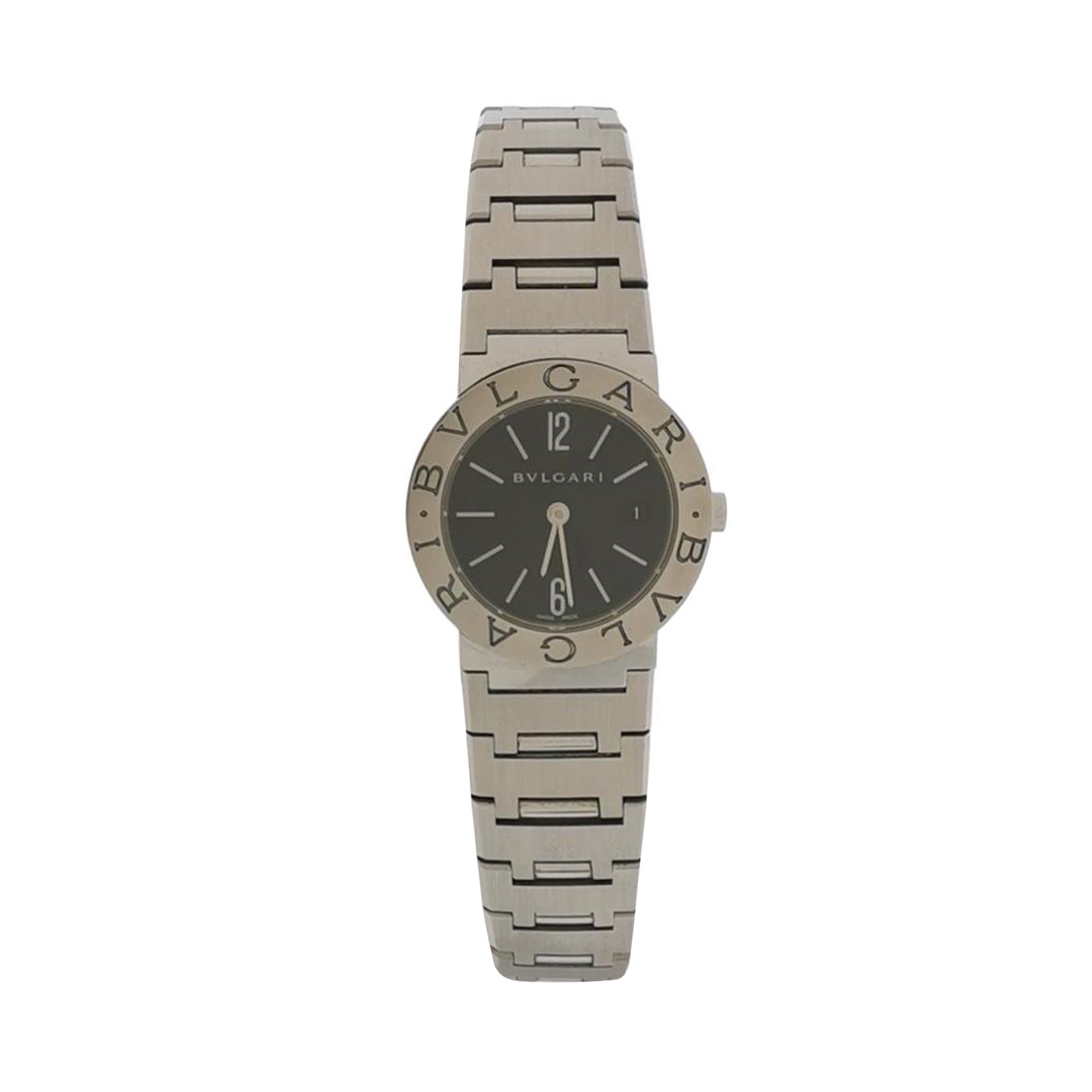 Bvlgari Bvlgari系列精钢双Logo标志石英女士腕表