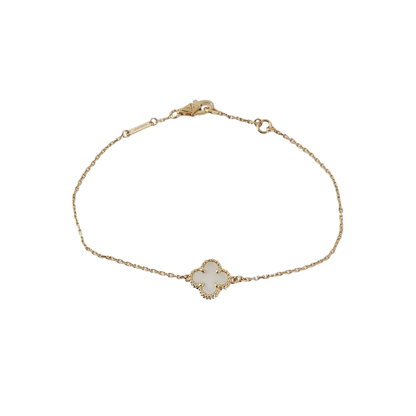 Sweet Alhambra18K黄金贝母四叶草手链