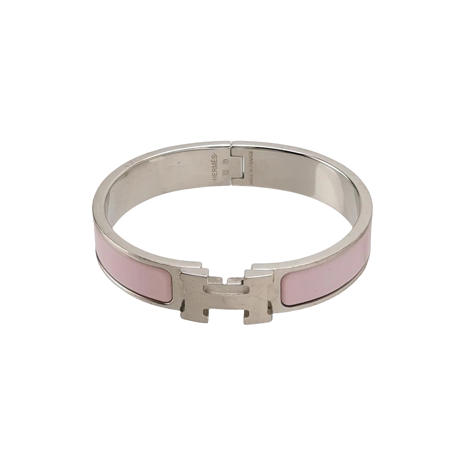 Clic H珐琅标志H扣手镯