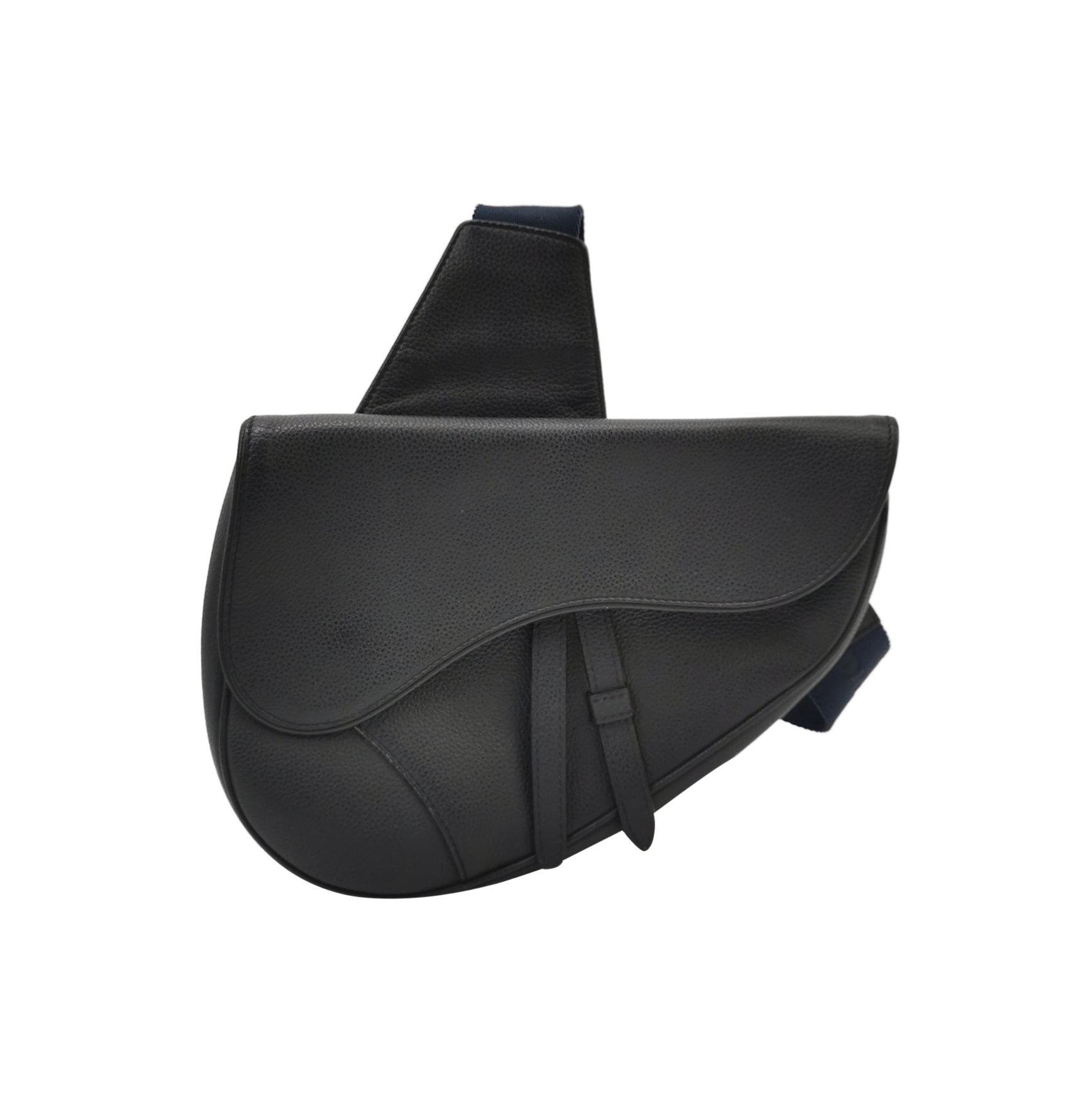 Saddle马鞍包牛皮纯色马鞍造型斜挎包