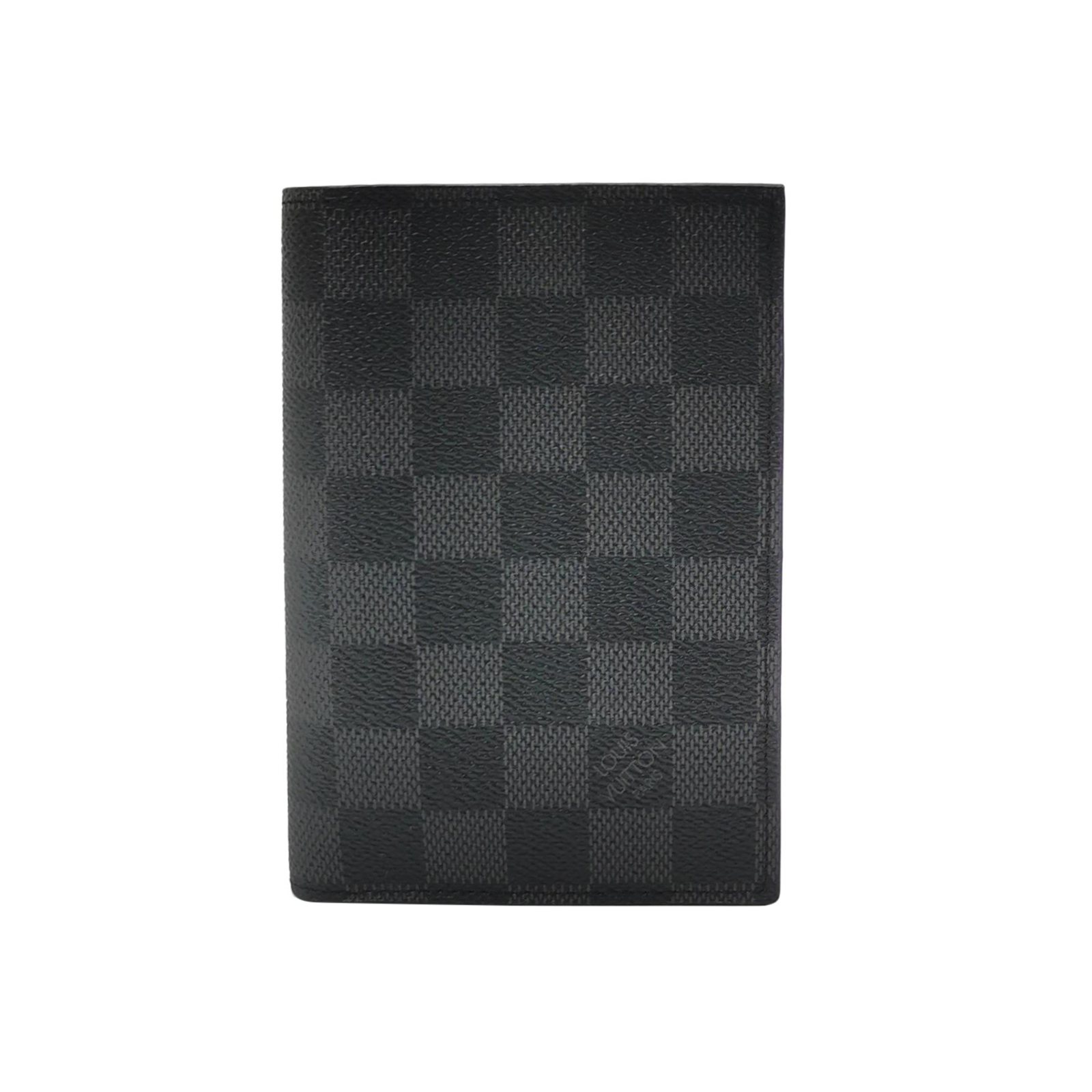 棋盘格对折护照夹
